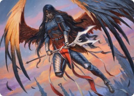 Liesa, Forgotten Archangel Art Card [Innistrad: Midnight Hunt Art Series] | Anubis Games and Hobby