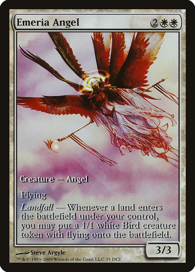 Emeria Angel (Game Day) (Extended Art) [Zendikar Promos] | Anubis Games and Hobby