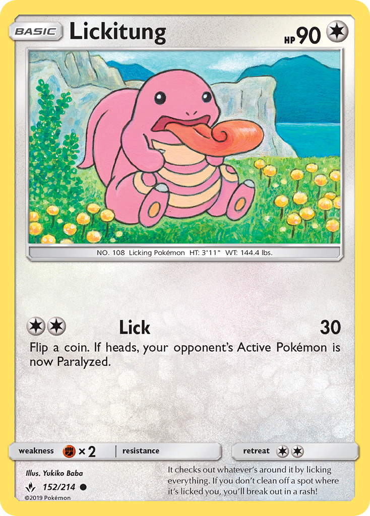 Lickitung (152/214) [Sun & Moon: Unbroken Bonds] | Anubis Games and Hobby