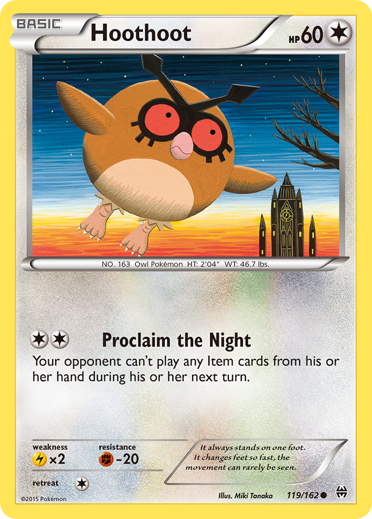 Hoothoot (119/162) [XY: BREAKthrough] | Anubis Games and Hobby