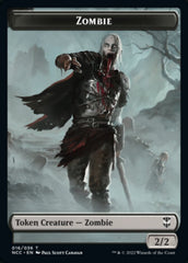 Zombie // Drake Double-Sided Token [Streets of New Capenna Commander Tokens] | Anubis Games and Hobby
