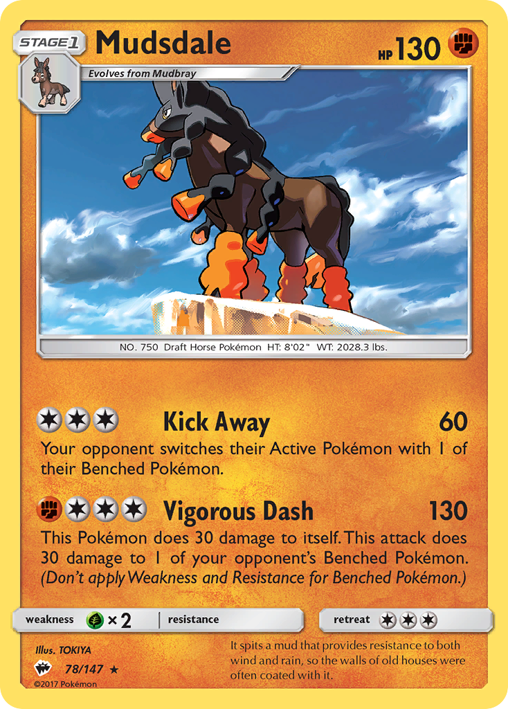 Mudsdale (78/147) [Sun & Moon: Burning Shadows] | Anubis Games and Hobby