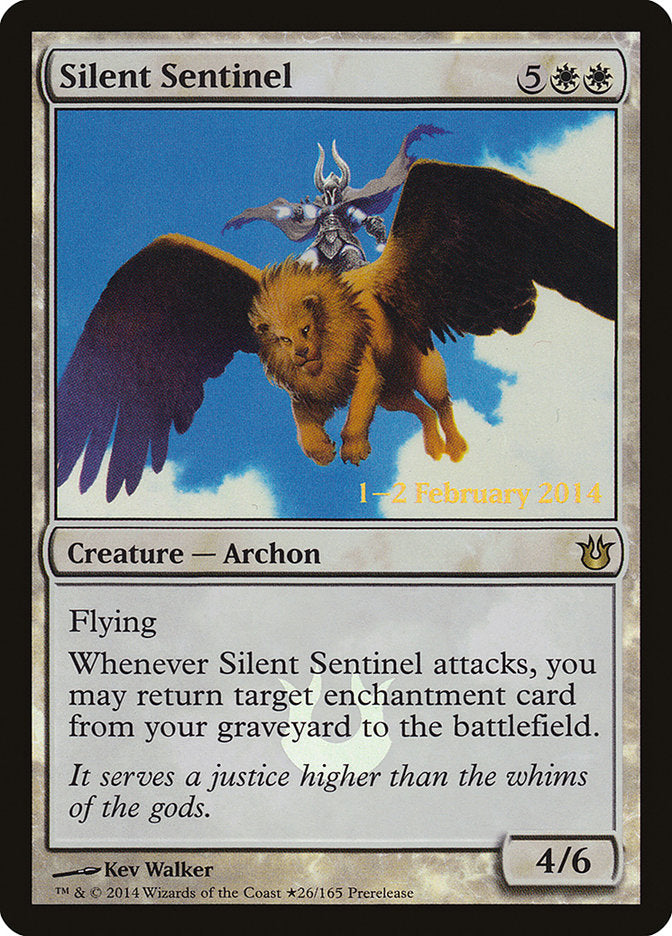 Silent Sentinel [Born of the Gods Prerelease Promos] | Anubis Games and Hobby