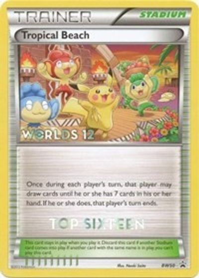 Tropical Beach (BW50) (Top 16) [Black & White: Black Star Promos] | Anubis Games and Hobby