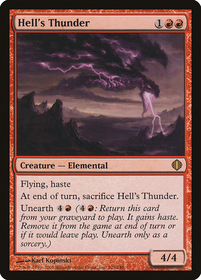 Hell's Thunder [Shards of Alara] | Anubis Games and Hobby