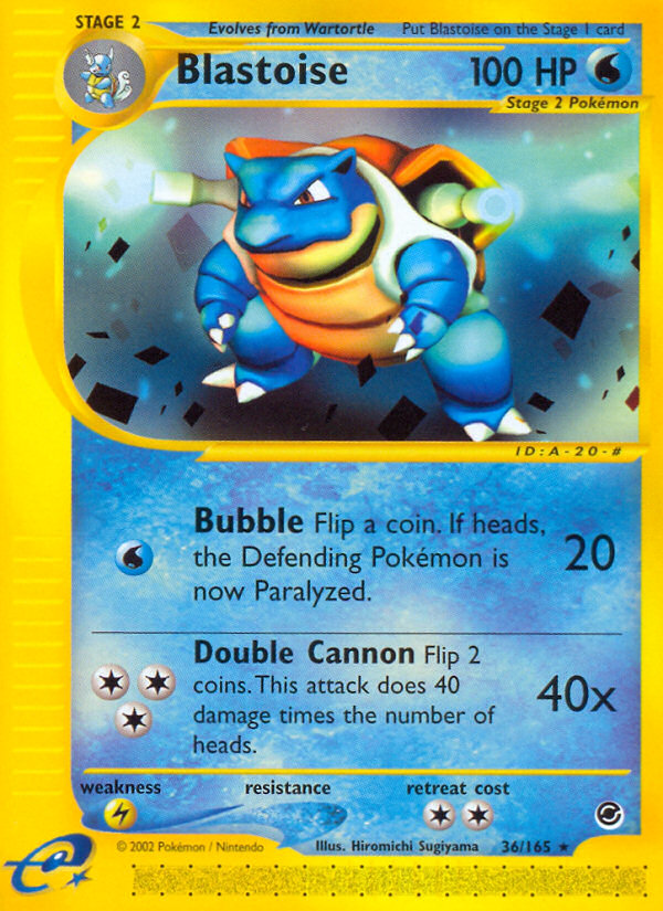 Blastoise (36/165) [Expedition: Base Set] | Anubis Games and Hobby