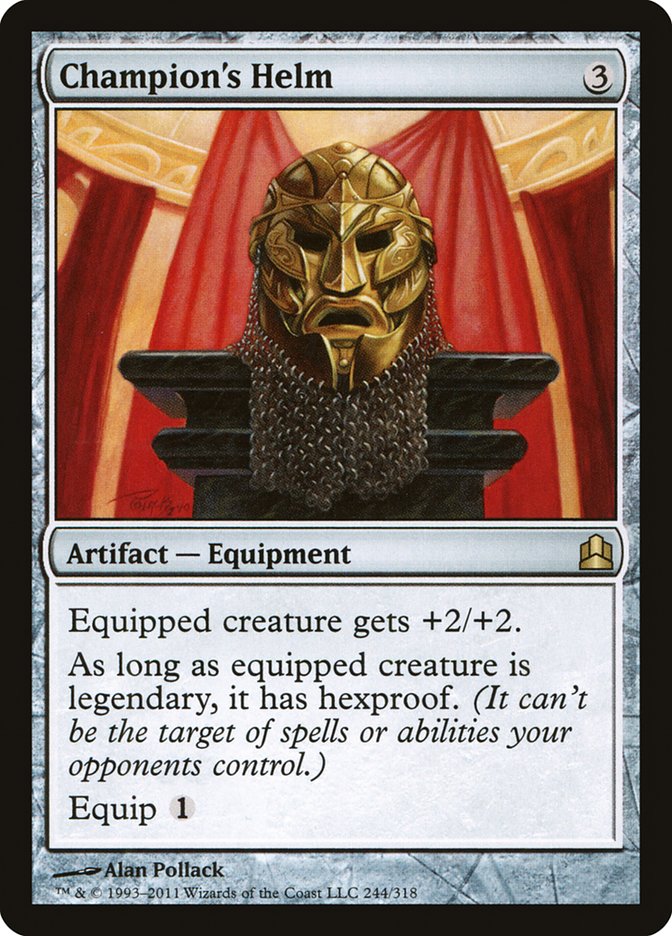 Champion's Helm [Commander 2011] | Anubis Games and Hobby