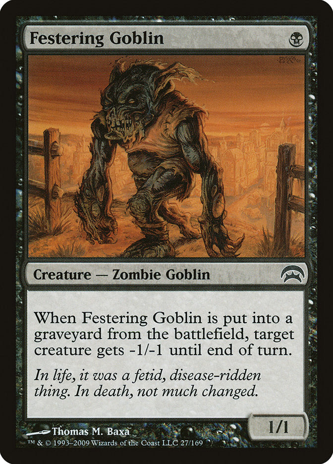 Festering Goblin [Planechase] | Anubis Games and Hobby