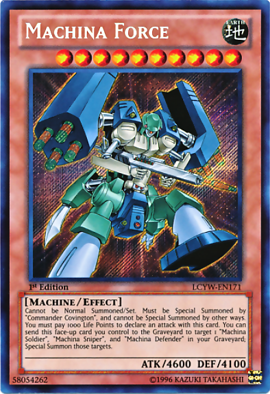 Machina Force [LCYW-EN171] Secret Rare | Anubis Games and Hobby