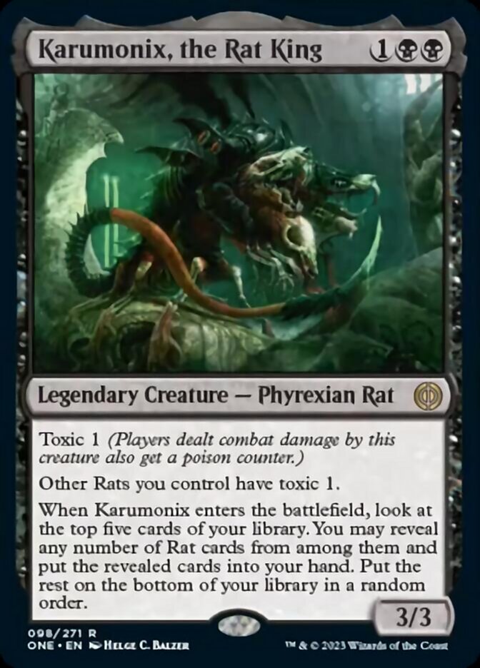 Karumonix, the Rat King [Phyrexia: All Will Be One] | Anubis Games and Hobby