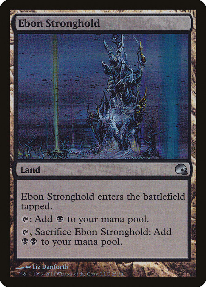 Ebon Stronghold [Premium Deck Series: Graveborn] | Anubis Games and Hobby