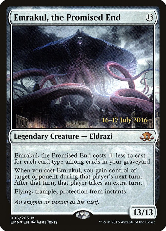 Emrakul, the Promised End [Eldritch Moon Prerelease Promos] | Anubis Games and Hobby