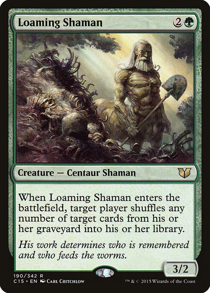 Loaming Shaman [Commander 2015] | Anubis Games and Hobby