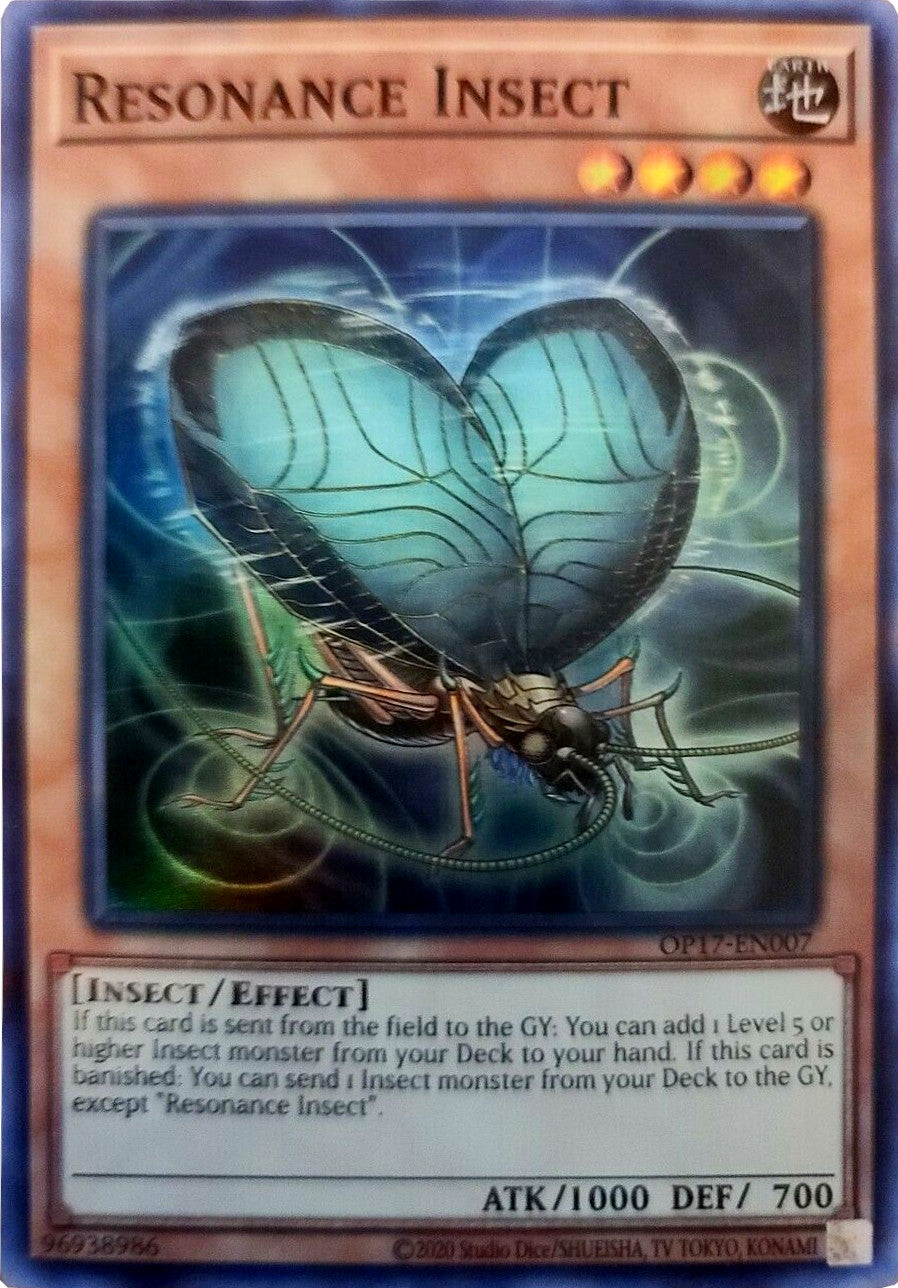 Resonance Insect [OP17-EN007] Super Rare | Anubis Games and Hobby