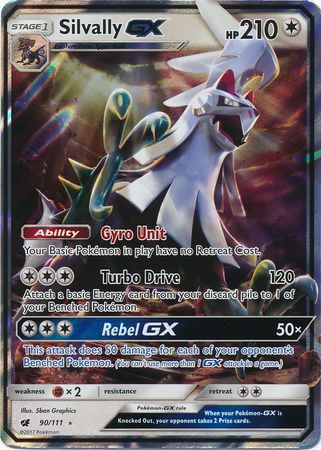 Silvally GX (90/111) (Jumbo Card) [Sun & Moon: Crimson Invasion] | Anubis Games and Hobby