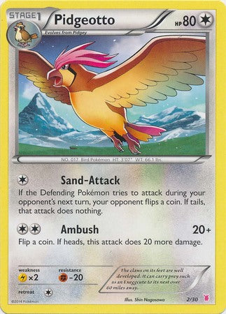 Pidgeotto (2/30) [XY: Trainer Kit 1 - Wigglytuff] | Anubis Games and Hobby