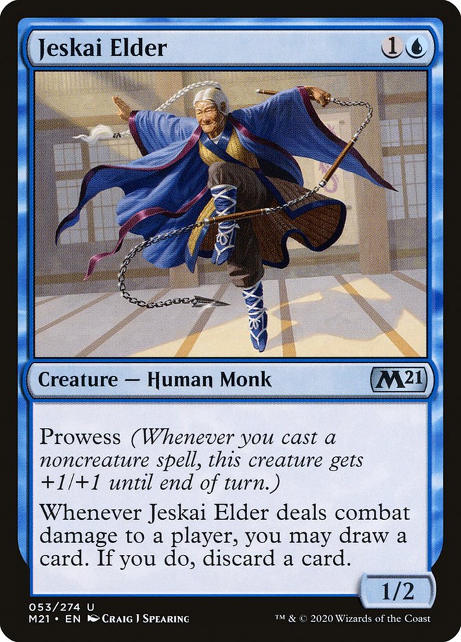 Jeskai Elder [Core Set 2021] | Anubis Games and Hobby