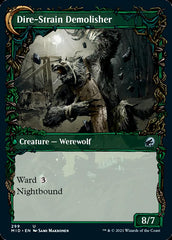 Burly Breaker // Dire-Strain Demolisher (Showcase Equinox) [Innistrad: Midnight Hunt] | Anubis Games and Hobby