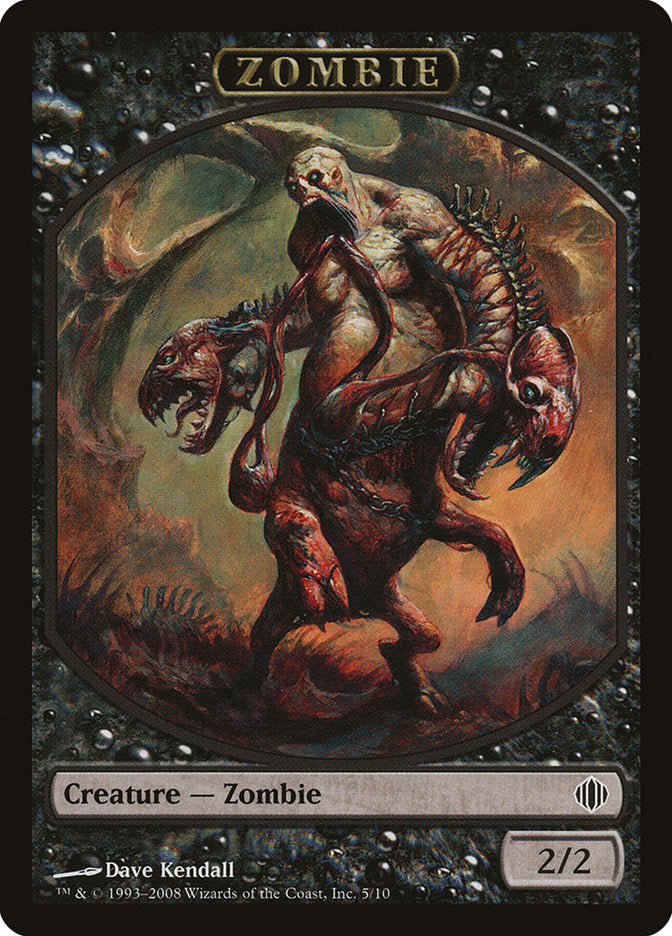 Zombie Token [Shards of Alara Tokens] | Anubis Games and Hobby