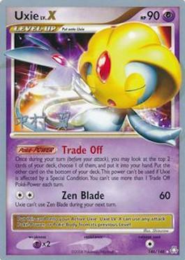 Uxie LV.X (146/146) (Crowned Tiger - Tsubasa Nakamura) [World Championships 2009] | Anubis Games and Hobby