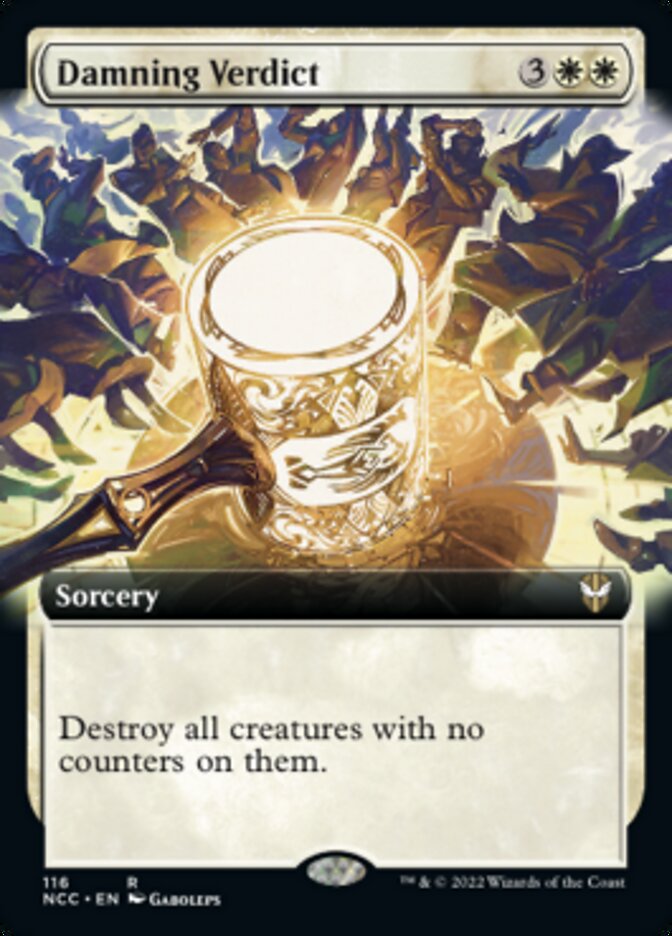 Damning Verdict (Extended Art) [Streets of New Capenna Commander] | Anubis Games and Hobby