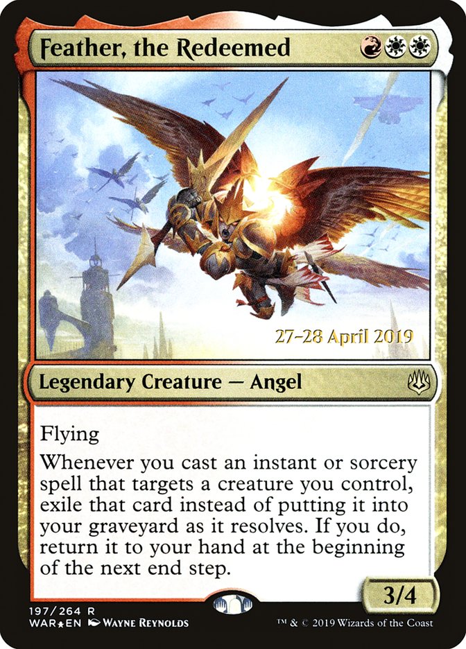 Feather, the Redeemed [War of the Spark Prerelease Promos] | Anubis Games and Hobby