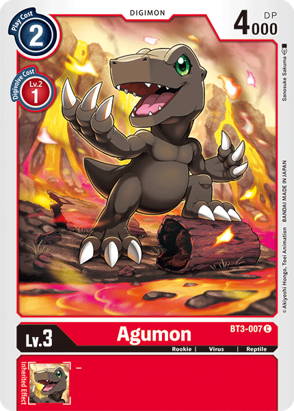 Agumon [BT3-007] [Release Special Booster Ver.1.5] | Anubis Games and Hobby
