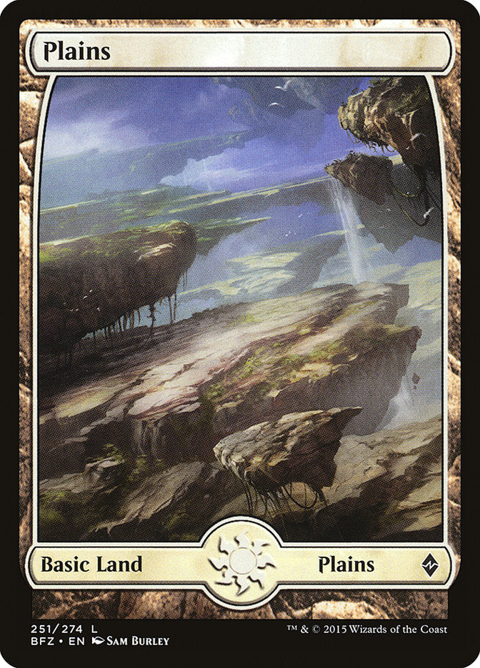 Plains (251) (Full Art) [Battle for Zendikar] | Anubis Games and Hobby