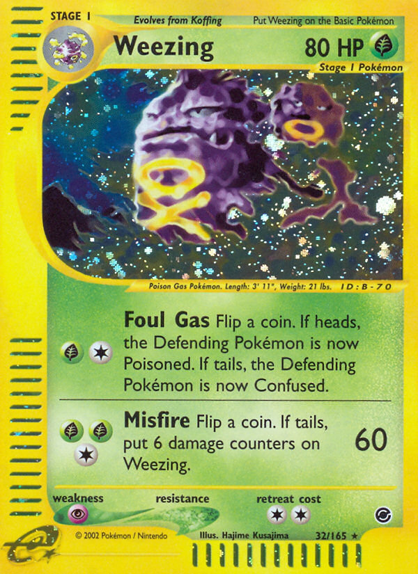 Weezing (32/165) [Expedition: Base Set] | Anubis Games and Hobby