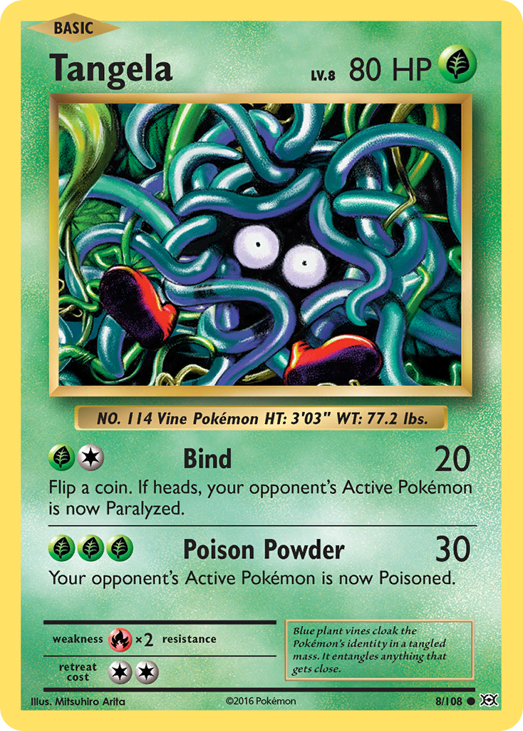 Tangela (8/108) [XY: Evolutions] | Anubis Games and Hobby