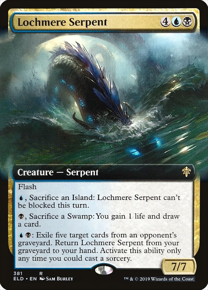 Lochmere Serpent (Extended Art) [Throne of Eldraine] | Anubis Games and Hobby