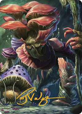 Myconid Spore Tender Art Card (Gold-Stamped Signature) [Commander Legends: Battle for Baldur's Gate Art Series] | Anubis Games and Hobby