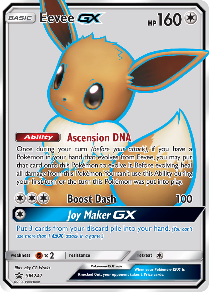 Eevee GX (SM242) [Sun & Moon: Black Star Promos] | Anubis Games and Hobby