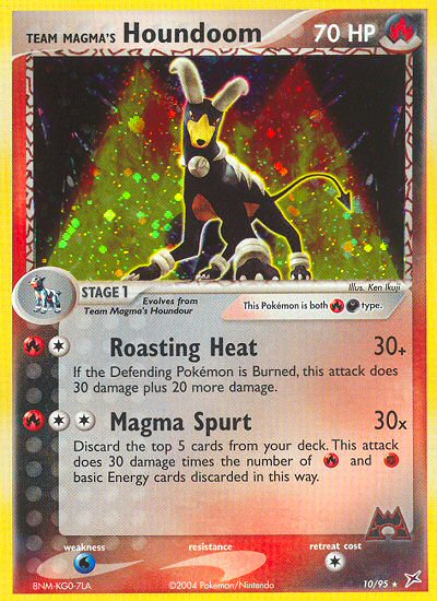 Team Magma's Houndoom (10/95) [EX: Team Magma vs Team Aqua] | Anubis Games and Hobby