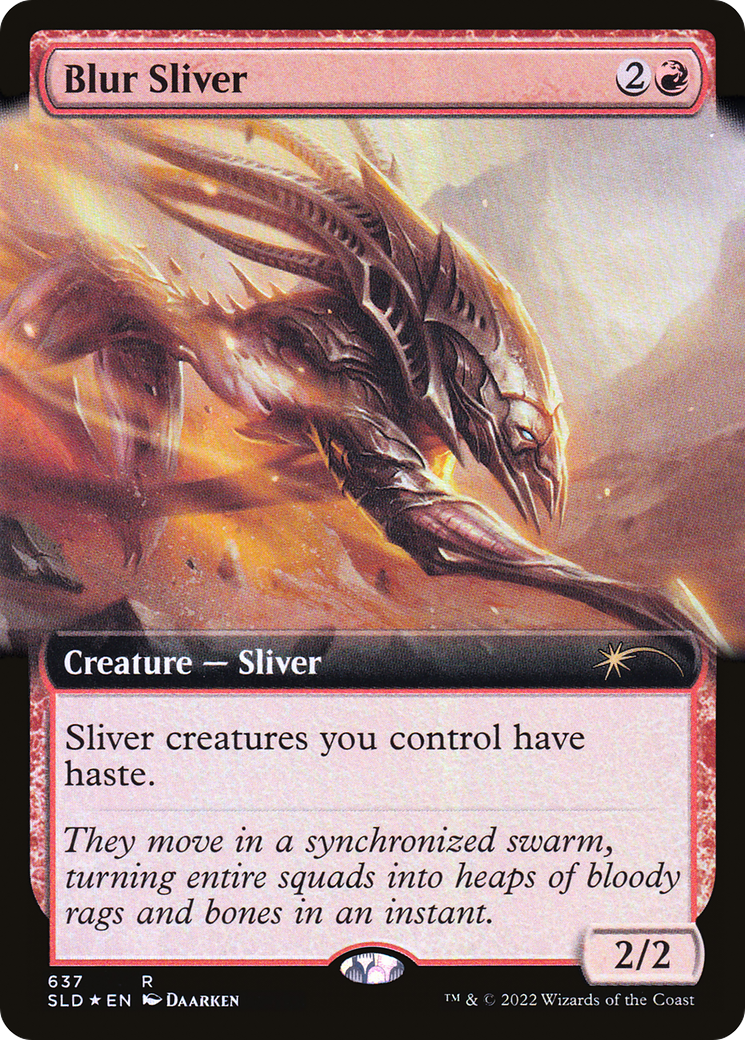 Blur Sliver (Extended Art) [Secret Lair Drop Promos] | Anubis Games and Hobby