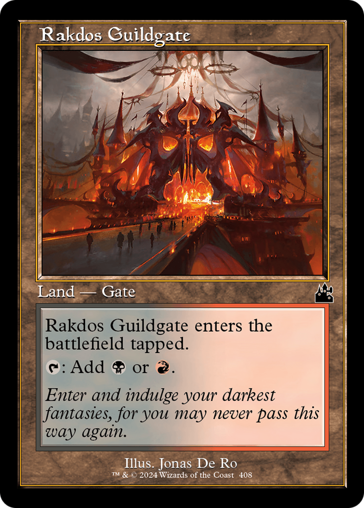 Rakdos Guildgate (Retro Frame) [Ravnica Remastered] | Anubis Games and Hobby