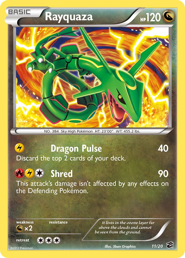 Rayquaza (11/20) (Blister Exclusive) [Black & White: Dragon Vault] | Anubis Games and Hobby