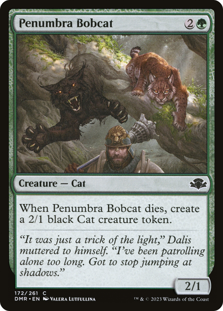 Penumbra Bobcat [Dominaria Remastered] | Anubis Games and Hobby