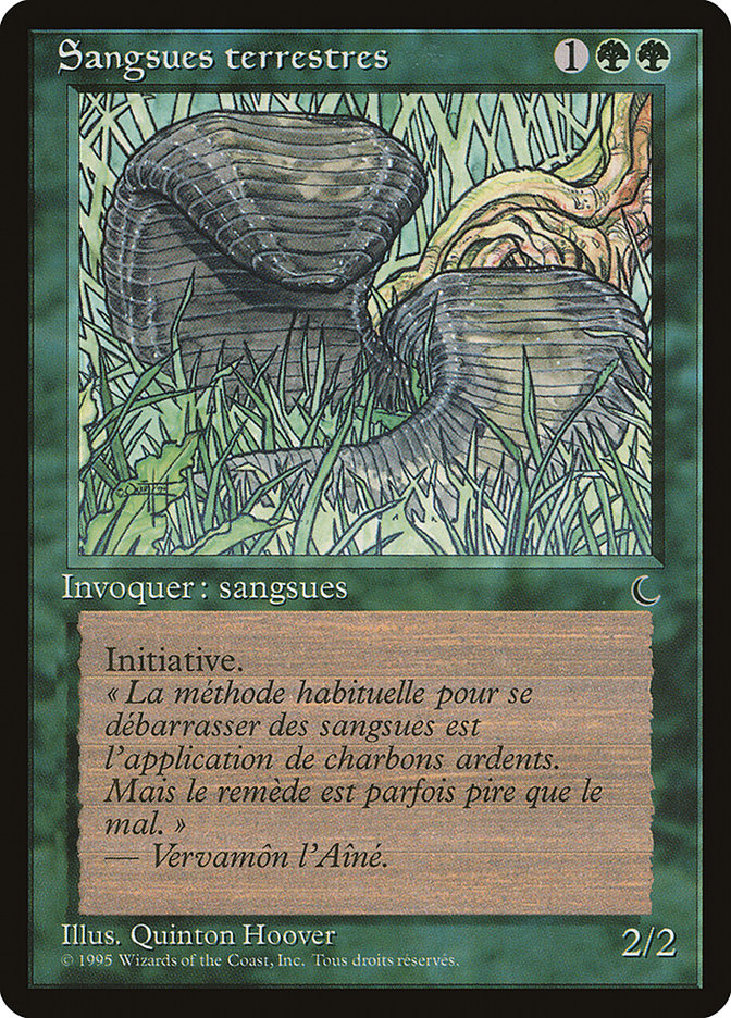 Land Leeches (French) - "Sangsues terrestres" [Renaissance] | Anubis Games and Hobby