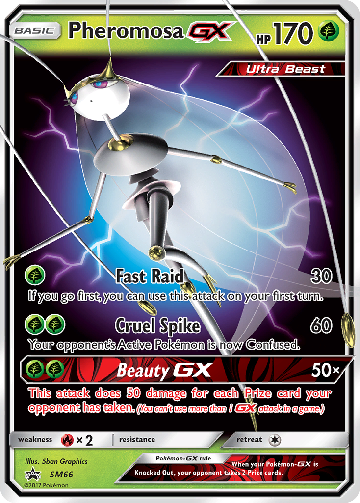 Pheromosa GX (SM66) [Sun & Moon: Black Star Promos] | Anubis Games and Hobby