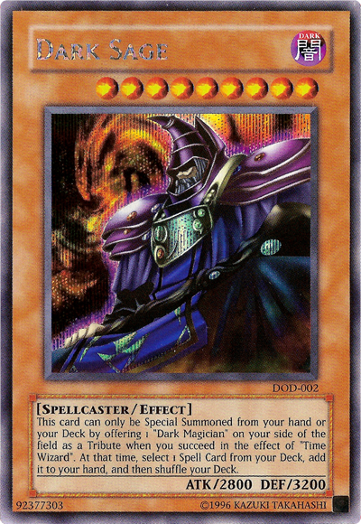 Dark Sage [DOD-002] Prismatic Secret Rare | Anubis Games and Hobby