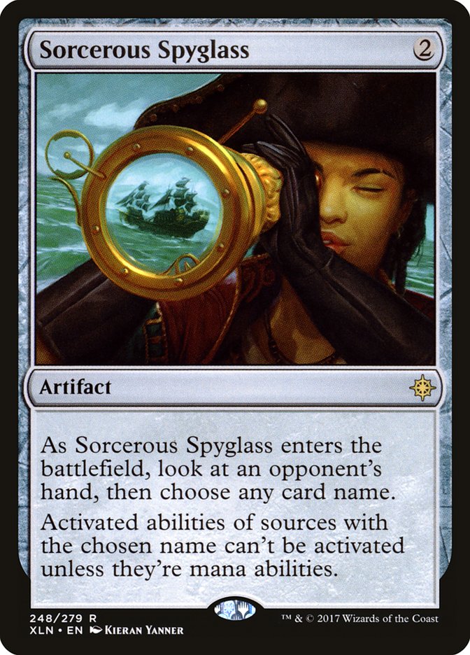 Sorcerous Spyglass [Ixalan] | Anubis Games and Hobby