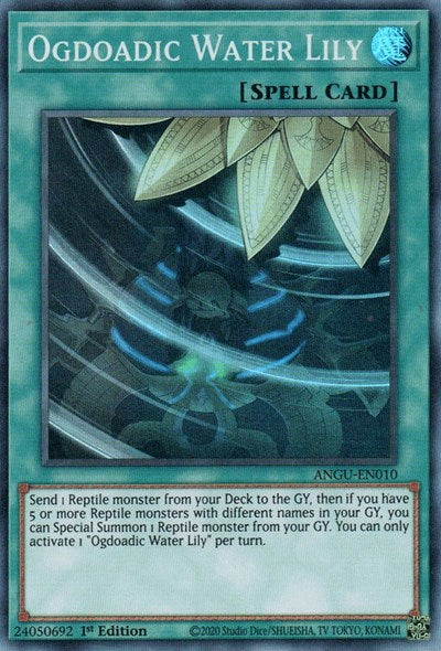 Ogdoadic Water Lily (Super Rare) [ANGU-EN010] Super Rare | Anubis Games and Hobby