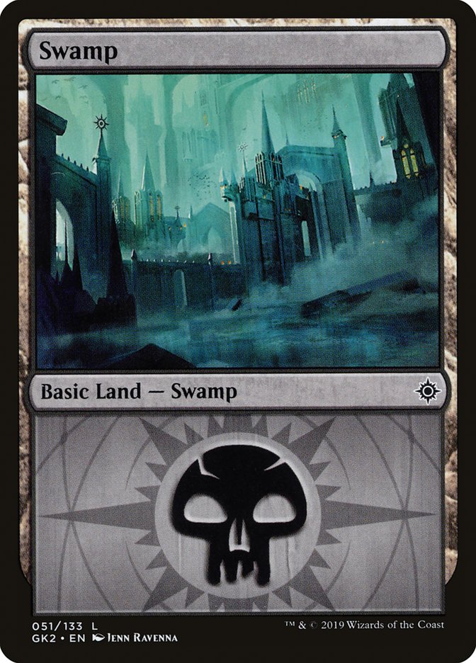 Swamp (51) [Ravnica Allegiance Guild Kit] | Anubis Games and Hobby