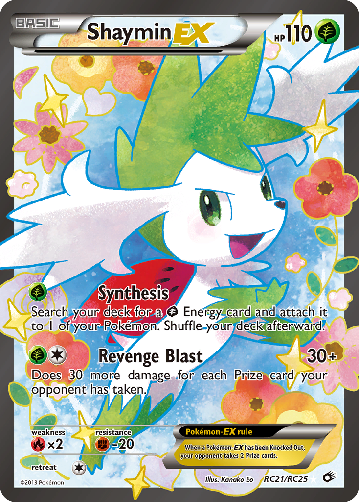 Shaymin EX (RC21/RC25) [Black & White: Legendary Treasures] | Anubis Games and Hobby