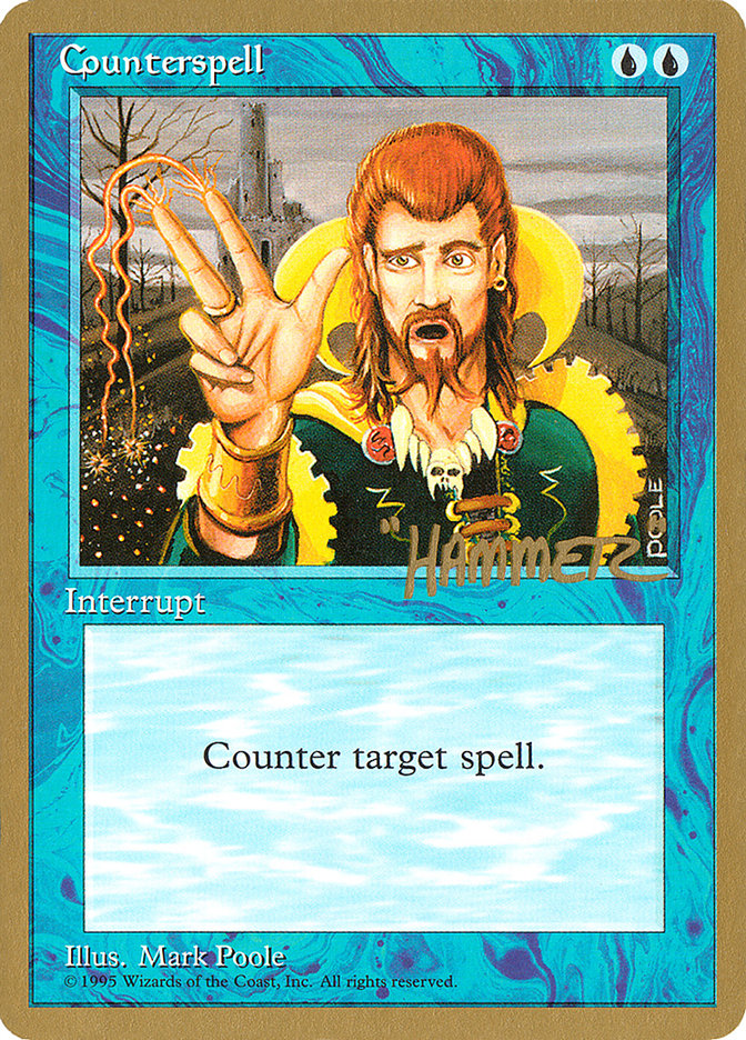 Counterspell (Shawn "Hammer" Regnier) [Pro Tour Collector Set] | Anubis Games and Hobby