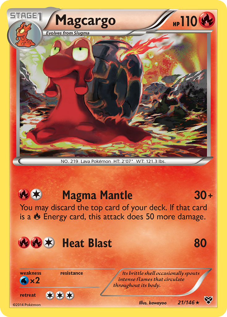 Magcargo (21/146) [XY: Base Set] | Anubis Games and Hobby