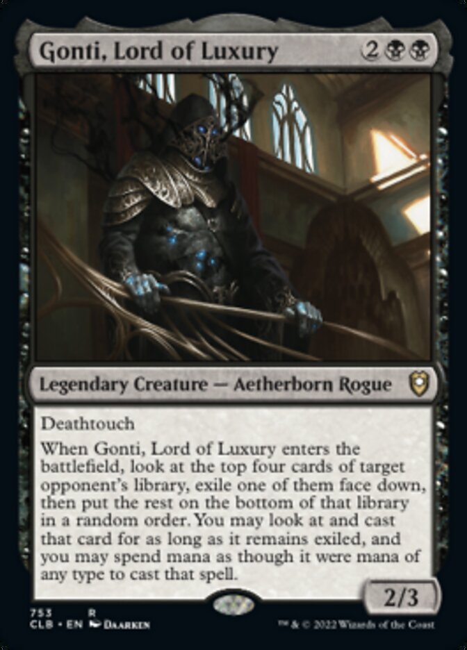 Gonti, Lord of Luxury [Commander Legends: Battle for Baldur's Gate] | Anubis Games and Hobby