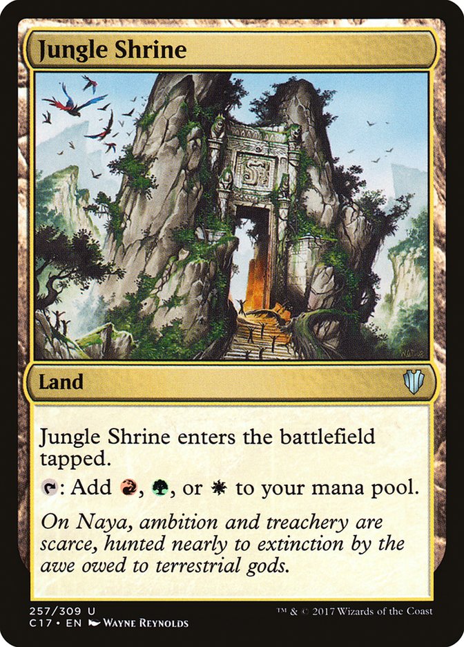 Jungle Shrine [Commander 2017] | Anubis Games and Hobby