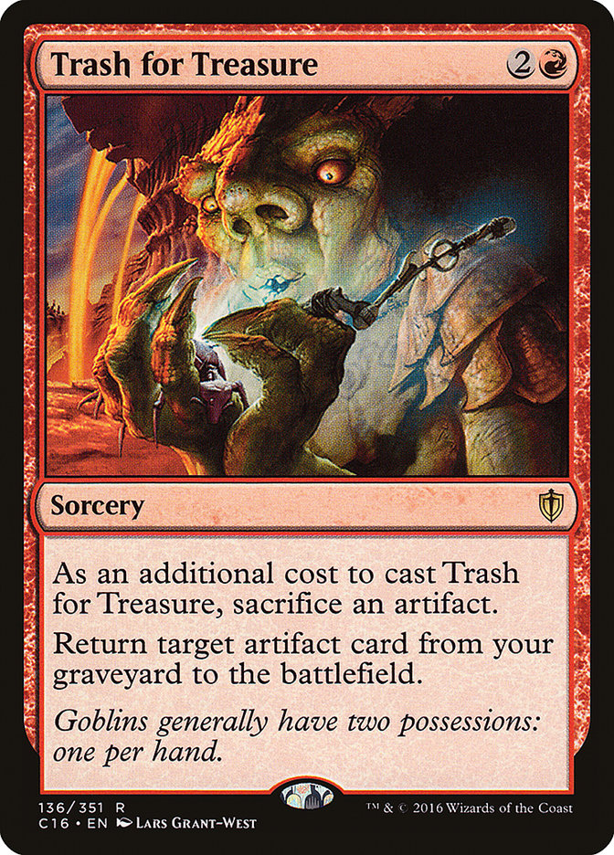 Trash for Treasure [Commander 2016] | Anubis Games and Hobby